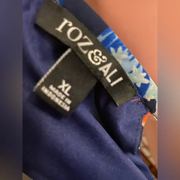 Dress floral sleeveless XL Roz & Ali - Picture 3 of 3